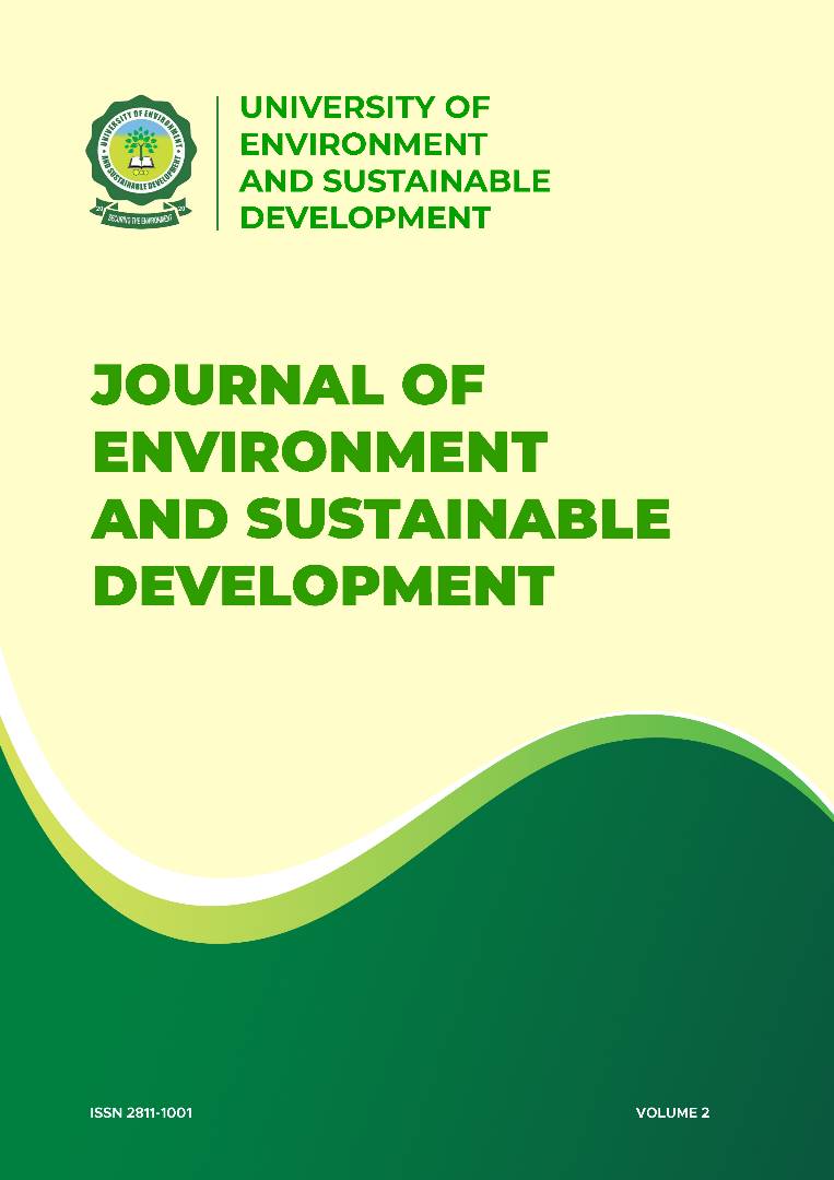 					View Vol. 2 No. 1 (2023): Journal of Environment and Sustainable Development 
				